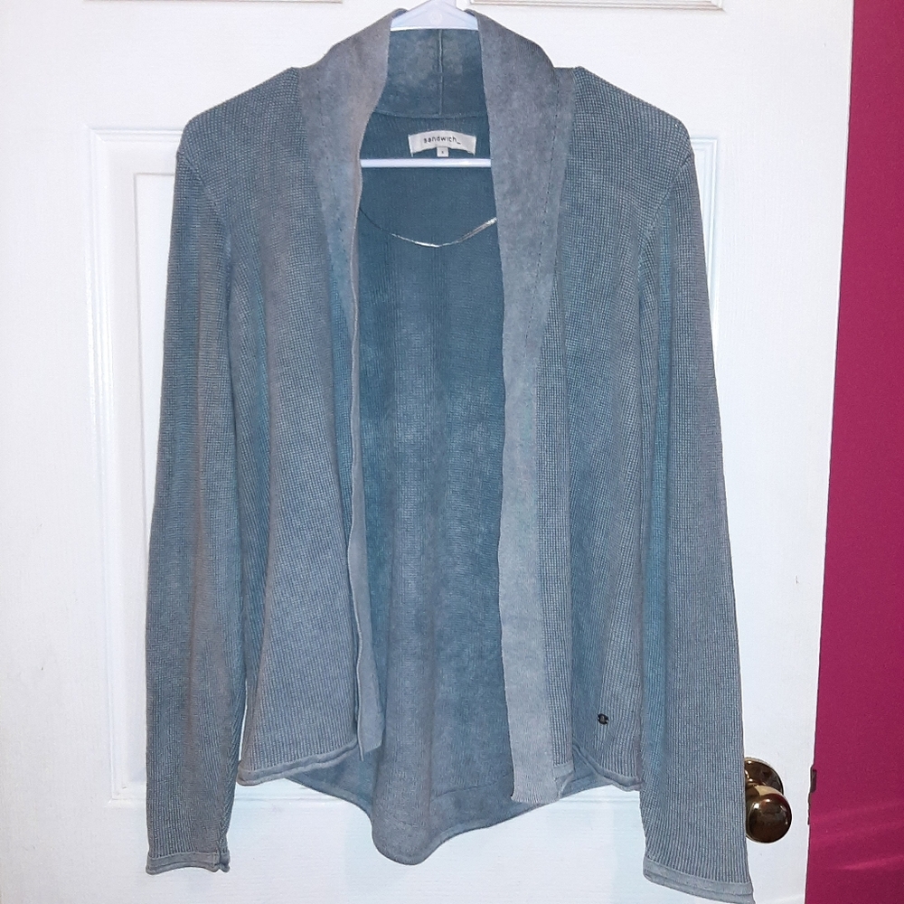 Sandwich_ 100% Cotton Open Sweater